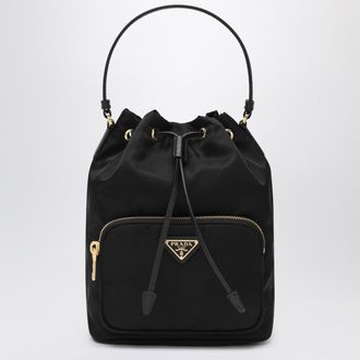 Prada Duet black Re-Nylon bucket