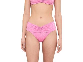 L*Space Bardot Bottoms Classic Womens Swimwear Pink : MD, Nylon/Spandex