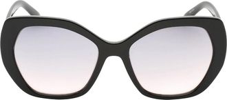 Guess Womens Guess Gf0390 01U Shiny Black Sunglasses - Size: ONE size