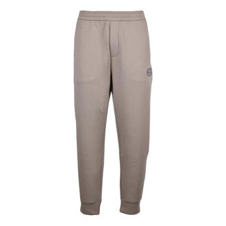 Emporio Armani Heren, Broeken, Beige, Maat: XL Katoen