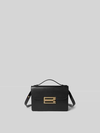 Victoria Beckham Shoulder Bag aus echtem Leder in Black, Gr&ouml;&szlig;e 1