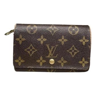 Louis Vuitton Pre-owned Leren Portemonnee - Dames - Vintage Accessoires - Bruin - ONE Size - Leer - Vintage
