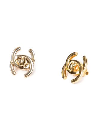 Chanel 1990 CC clip earrings - women - Gold Plated - One Size