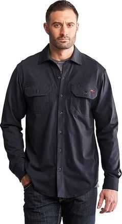 Timberland Big Tall FR Cotton Core Button Front Shirt Mens Clothing Navy 1 : 2XL Tall, Cotton/Jersey