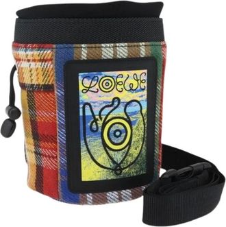 Loewe Pre-owned Mini Bags, female, Multicolor, Size: ONE SIZE Pre-owned Canvas Shoulder Bag