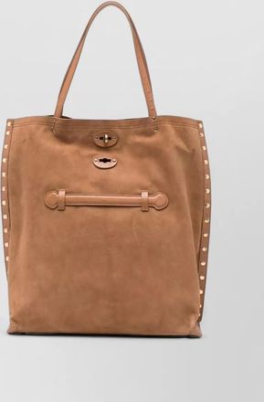 Zanellato aspasso medium leather tote top handles