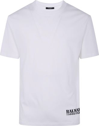 Balmain Small Balmain Stamp T-Shirt Regular Fit