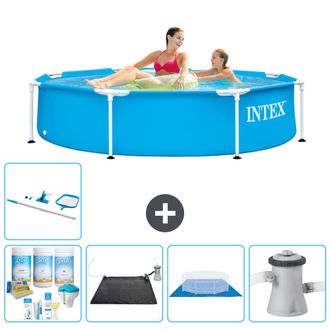 Intex Piscina Con Estructura Redonda - 244x51 Cm - 7-piezas S20983