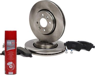 OEM Juego De Discos Y Pastillas De Freno Delantero Renault Grand Scenic Ii, Kangoo, Kangoo Express, Megane Ii