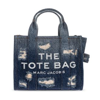 Marc Jacobs Handtas met logo - Dames - Handtassen - Blauw - ONE Size - Denim - Tassen