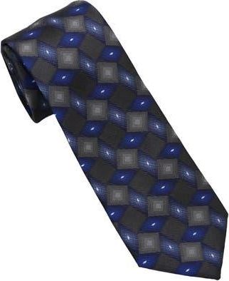 DKNY Tossed Diamond Jacquard Tie in Black/Royal at Nordstrom Rack
