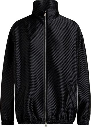 Etro Bomber a righe jacquard - Nero