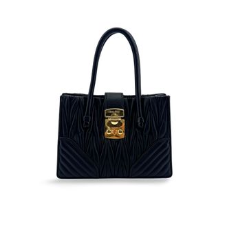 Miu Miu Matelass&eacute; Napa Leather Confidential Tote Bag
