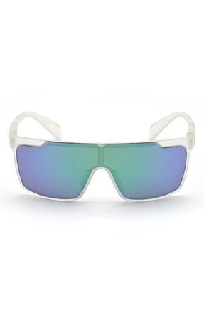 adidas Shield Sunglasses in Crystal /Smoke Mirror at Nordstrom