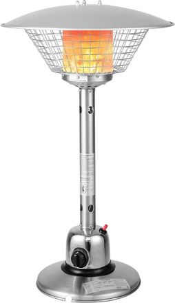 Costway Costway Estufa Butano Exterior 4000w, Calentador Port&aacute;til De Mesa Para Patio,regulador De Presi&oacute;n De Gas Y Tuber&iacute;a De Gas,estufa De Gas Butano Y Propa
