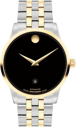 Movado Museum Classic Automatic Black Dial Mens Watch 0608036