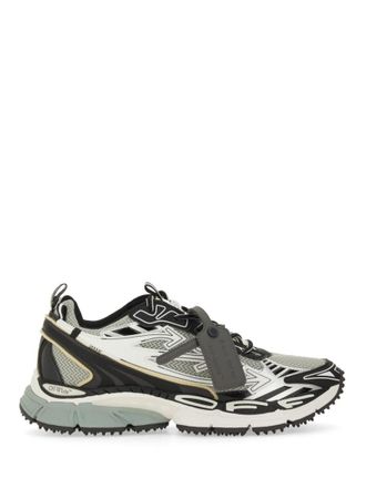 Off-white Multi Color Lace Up Sneakers