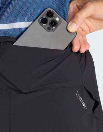 adidas adidas Performance - Adi365 Climacool+ - Pantaloncini neri 2 in 1 con 4 tasche-Nero