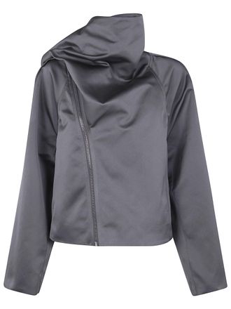 Rick Owens Cropped Scarf Flight Jacket