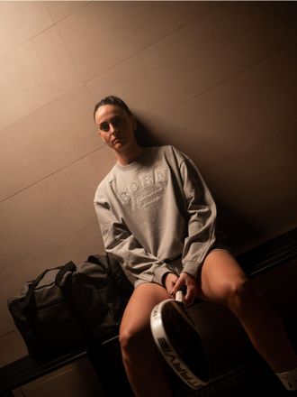 Born Living Yoga Sweatshirt Court Grey Melange