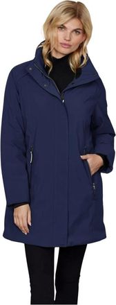 Junge Mynthe Comfort fit 0225-2095-88 - Dames - Winterjassen - Blauw - 3XL - Polyester - Jassen