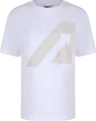 Autry Witte Katoenen T-Shirt