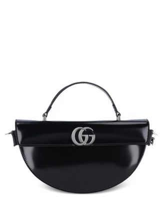 Gucci mini half-moon shoulder bag - Black
