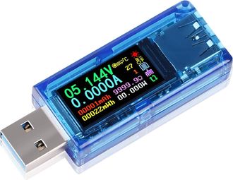 OEM Mult&iacute;metro Usb 3.0, Probador Digital De Corriente Y Voltaje Usb De 3,7-30 V Y 0-4 A, Volt&iacute;metro, Amper&iacute;metro, Fuente De Alimentaci&oacute;n, Cargador, Detect