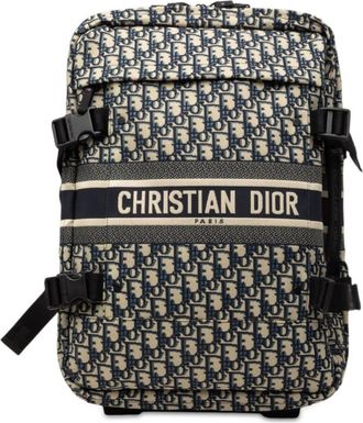 Dior Pre-owned Dior Small Oblique Canvas Diortravel Suitcase Travel Case Ladies EEOFHK1MXUY58F8B