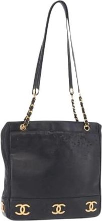 Chanel Borsa Tote Vintage Pre-owned - - Pre-owned - Donna - Nero - ONE SIZE