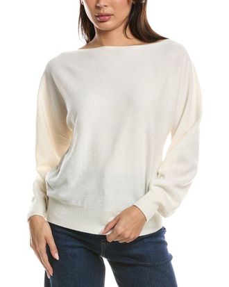 Fort&eacute; Cashmere Off The Shoulder Dolman Sleeve Cashmere Sweater