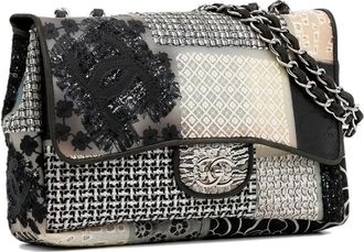 Chanel Hobo Bags - 2011 Jumbo CC Patchwork Classic Flap - Gr. unisize - in Schwarz - für Damen