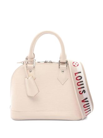 Louis Vuitton 2021s Alma BB Epi Quartz leather tote bag - women - Leather - One Size - Neutrals