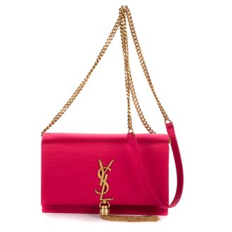 Saint Laurent Satin Kate Tassel Schoudertas