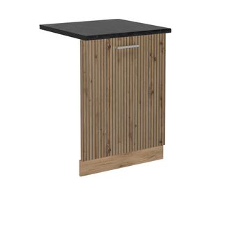 Vicco Tapa Del Lavavajillas R-line, Roble Artesanal, 60 Cm, Et Antracita