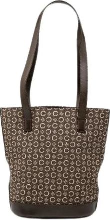 Celine Pre-owned Bucket Bags, female, Brown, Size: ONE SIZE Pre-owned Canvas Bucket Bag