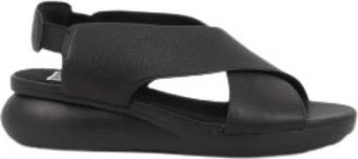 Camper Flat Sandalen - Dames - Sandalen - Zwart - 39 EU - Schoenen