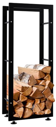 Clp Clp - Le&ntilde;ero Keri De Metal Negro Negro 25x40x100 Cm