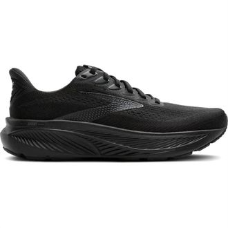 Brooks Womens Ghost 17 Running Shoes In Black/black/ebony