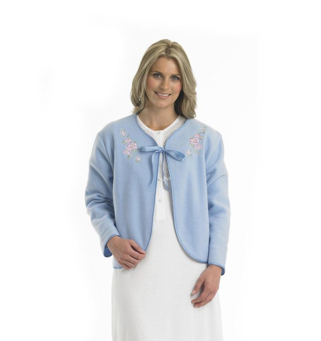 Slenderella Ladies Button Up Coral Fleece Dressing Gown Bath Robe with  Waffle Detail Large (Heather) from 39.65 - on Stylight