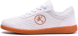 Generic Taekwondo Shoes Boxing Kung Fu Taichi Trainning Non-Slip Martial Arts for Men Women(White,6.5 UK)