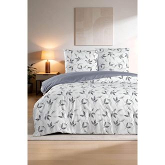 Blanc Avenue Juego de funda de edred&oacute;n 200x200 cm+ 2 FA 65x65 cm 100% algod&oacute;n