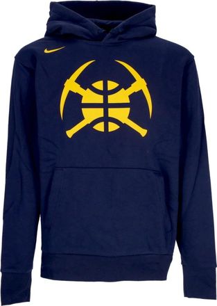 Nike Essenti&euml;le Fleece Hoodie - Heren - Sportshirts - Blauw - M - Katoen - Fitness