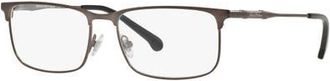 Brooks Brothers 55mm Rectangle optical glasses in Grey at Nordstrom