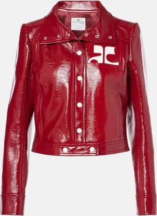 Courrèges Logo Crop Puffer Jacket - Black from $1,406.00