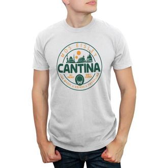 Star Wars Mens Star Wars Mos Eisley Cantina Badge Graphic T-Shirt in White at Nordstrom, Size Xxx-Large