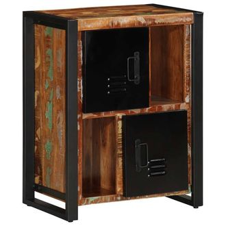 Berkfield Home Sideboard Multicolour 55x35x70 cm Solid Wood Reclaimed | Size: 55 x 35 x 70 cm