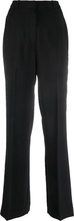 Calvin Klein straight-leg tailored trousers - women - Elastane/Polyester - 2 - Black