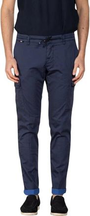 Mason's Chile Jogger - Heren - Slim Fit Broeken - Blauw - 2XL - Katoen - Broeken