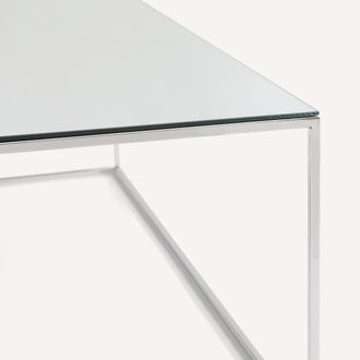 AM.PM Salontafel met spiegel in verchroomd metaal, MAHAUT